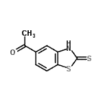 CAS#: 121942-10-7, 1-(2-Thioxo-2,3-Dihydro-1,3-Benzothiazol-5-Yl)Ethanone