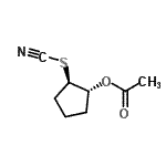 CAS#: 122060-04-2, (1R,2R)-2-Thiocyanatocyclopentyl Acetate