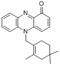 CAS 登录号:122228-60-8, 5-((2,4,4-三甲基-1-环己烯-1-基)甲基)-1(5H)-吩嗪酮