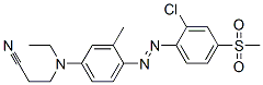 CAS#: 12223-30-2, 3-[[4-[[2-Chloro-4-(Methylsulphonyl)Phenyl]Azo]-3-Methylphenyl]Ethylamino]Propiononitrile