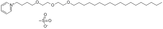 CAS#: 122249-41-6, 1-(4-(2-(2-(Octadecyloxy)ethoxy)ethoxy)butyl)-Pyridinium methanesulfonate