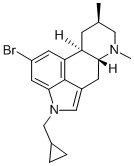 CAS 登录号:122367-97-9, (8-beta)-13-溴-1-(环丙基甲基)-6,8-二甲基麦角灵