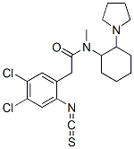 CAS#: 122407-13-0, 2-Isothiocyanato-4,5-Dichloro-N-Methyl-N-(2-(1-Pyrrolidinyl)Cyclohexyl)Benzeneacetamide