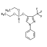 CAS#: 122431-24-7, Diethoxy-[1-Phenyl-3-(Trifluoromethyl)Pyrazol-4-Yl]Oxy-Thioxo-lambda<Sup>5</Sup>-Phosphane