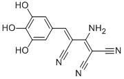 CAS 登录号：122520-90-5， 2-氨基-4-(3,4,5-三羟基苯基)丁-1,3-二烯-1,1,3-三甲腈