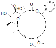 CAS#: 122547-72-2, (1S,2S,3E,5R,6S,11S,14S,15R,16R,17S,18S)-15,17-Dihydroxy-5,6,16-Trimethoxy-2,14,18-Trimethyl-11-Phenyl-12,19-Dioxabicyclo[13.3.1]Nonadec-3-En-13-One
