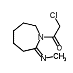 CAS 登录号：122600-26-4， 2-氯-1-[(2Z)-2-(甲基亚胺)-1-氮杂环庚基]乙酮