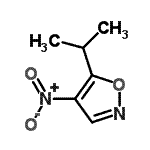 CAS#: 122685-99-8, 5-Isopropyl-4-Nitro-1,2-Oxazole