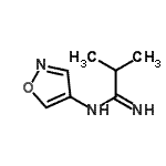 CAS 登录号：122686-18-4， 2-甲基-N-(1,2-恶唑-4-基)丙脒
