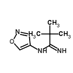 CAS 登录号：122686-19-5， 2,2-二甲基-N-(1,2-恶唑-4-基)丙脒