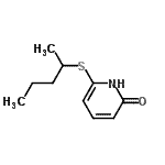 CAS#: 122733-81-7, 6-(2-Pentanylsulfanyl)-2(1H)-Pyridinone