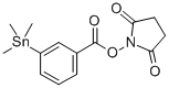 CAS 登录号：122856-01-3， N-琥珀酰亚胺基3-(三甲基锡烷基)苯甲酸酯