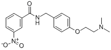 CAS#: 122892-80-2, N-((4-(2-(Dimethylamino)Ethoxy)Phenyl)Methyl)-3-Nitrobenzamide
