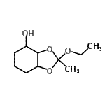 CAS#: 123077-51-0, 2-Ethoxy-2-Methylhexahydro-1,3-Benzodioxol-4-Ol