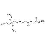 CAS#: 123198-57-2, 2-Hydroxy-3-{[3-(Triethoxysilyl)Propyl]Amino}Propyl Acrylate
