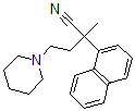 CAS#: 1232-82-2, alpha-Methyl-alpha-(2-Piperidinoethyl)-1-Naphthaleneacetonitrile
