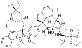 CAS#: 123286-00-0, O4-Deacetyl-3-De(Methoxycarbonyl)-3-((((1S)-1-(Diethoxyphosphinyl)-2-Methylpropyl)Amino)Carbonyl)-Vincaleukoblastine