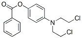 CAS#: 1233-89-2, 4-[Bis(2-Chloroethyl)Amino]Phenol Benzoate