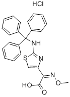 CAS 登录号：123333-74-4， alpha-(甲氧基亚胺)-2-[(三苯基甲基)氨基]-4-噻唑乙酸盐酸盐(1:1)