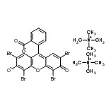 CAS#: 123333-96-0, Bis(N,N,N-Trimethylmethanaminium) 2-(2,4,5,7-Tetrabromo-6-Oxido-3-Oxo-3H-Xanthen-9-Yl)Benzoate