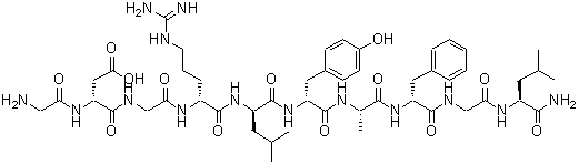 CAS#: 123338-11-4, Glycyl-D-alpha-Aspartylglycyl-D-Arginyl-D-Leucyl-D-Tyrosyl-L-Alanyl-D-Phenylalanylglycyl-L-Leucinamide