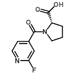 CAS#: 123412-43-1, 1-(2-Fluoroisonicotinoyl)-L-Proline