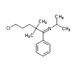 CAS#: 123529-03-3, 5-Chloro-N-Isopropyl-2,2-Dimethyl-1-Phenyl-1-Pentanimine