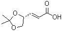 CAS#: 123620-88-2, (2E)-3-[(4R)-2,2-Dimethyl-1,3-Dioxolan-4-Yl]Acrylic Acid
