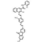 CAS#: 123677-03-2, N-(2-Chlorophenyl)-3-Hydroxy-4-({4-[(7-Hydroxy-9-Oxo-9H-Fluoren-2-Yl)Diazenyl]-2-Methylphenyl}Diazenyl)-2-Naphthamide