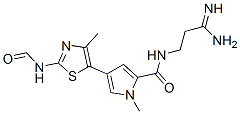 CAS#: 123724-77-6, N-[5-[(3-Amino-3-Iminopropyl)Carbamoyl]-1-Methylpyrrol-3-Yl]-2-Formamido-4-Methyl-1,3-Thiazole-5-Carboxamide Hydrochloride