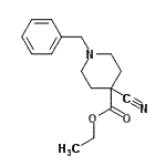 CAS#: 123730-67-6, Ethyl 1-Benzyl-4-Cyano-4-Piperidinecarboxylate