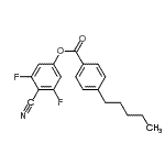 CAS#: 123843-69-6, (4-Cyano-3,5-Difluoro-Phenyl) 4-Pentylbenzoate