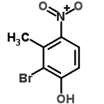 CAS#: 123874-20-4, 2-Bromo-3-Methyl-4-Nitrophenol