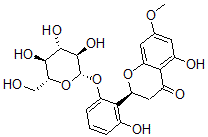 CAS#: 123914-35-2, (2S)-5-Hydroxy-2-[2-Hydroxy-6-[(2S,3R,4S,5S,6R)-3,4,5-Trihydroxy-6-(Hydroxymethyl)Oxan-2-Yl]Oxyphenyl]-7-Methoxychroman-4-One