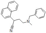 CAS#: 1240-16-0, 4-(Methyl-(Phenylmethyl)Amino)-2-Naphthalen-1-Ylbutanenitrile