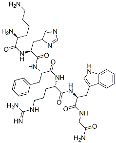 CAS#: 124051-38-3, Lysyl-histidyl-phenylalanyl-arginyl-tryptophyl-glycinamide