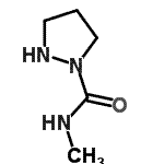 CAS#: 124072-93-1, N-Methyl-1-Pyrazolidinecarboxamide