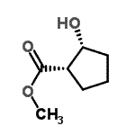 CAS 登录号：124150-23-8， 甲基(1S,2R)-2-羟基环戊烷羧酸酯