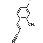 CAS#: 124170-03-2, (2E)-3-(4-Fluoro-2-Methylphenyl)Acrylonitrile