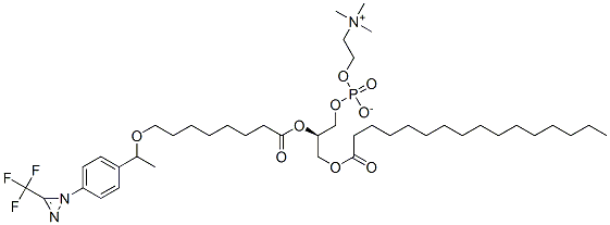 CAS#: 124199-66-2, [3-Hexadecanoyloxy-2-[8-[1-[4-[3-(Trifluoromethyl)Diazirin-1-Yl]Phenyl]Ethoxy]Octanoyloxy]Propyl] 2-Trimethylazaniumylethyl Phosphate
