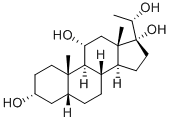 CAS 登录号：1242-48-4， (3R,5R,8S,9S,10S,11S,13S,14S,17R)-17-(1-羟基乙基)-10,13-二甲基-1,2,3,4,5,6,7,8,9,11,12,14,15,16-十四氢环戊烯并[a]菲-3,11,17-三醇