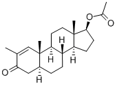 CAS 登录号：1242-56-4， [(5S,9S,14S,17S)-2,10,13-三甲基-3-氧代-4,5,6,7,8,9,11,12,14,15,16,17-十二氢环戊烯并[a]菲-17-基]乙酸酯