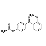CAS#: 124208-72-6, 4-(2-Methoxybenzoyl)Phenyl Acetate