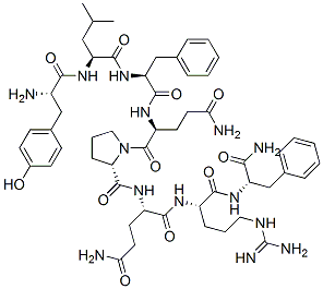 CAS 登录号：124256-00-4， 酪氨酰-亮氨酰-苯丙氨酰-谷氨酰胺酰-脯氨酰-谷氨酰胺酰-精氨酰-苯丙氨酰胺