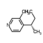 CAS#: 124300-56-7, 4-[(2S)-2-Butanyl]-3-Methylpyridine