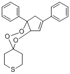 CAS 登录号：124325-92-4， (4aS,7aS)-6,7a-二(苯基)螺[4a,7-二氢环戊烯并[e][1,2,4]三喔星-3,4'-硫杂环己烷]