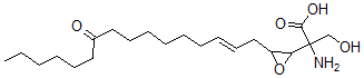 CAS#: 124412-59-5, 2-Amino-3-Hydroxy-2-[3-[(E)-10-Oxohexadec-2-Enyl]Oxiran-2-Yl]Propanoic Acid