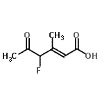 CAS#: 124412-83-5, (2E)-4-Fluoro-3-Methyl-5-Oxo-2-Hexenoic Acid