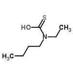 CAS 登录号：124416-35-9， 丁基(乙基)氨基硫代甲酸S-酸