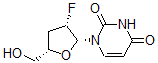 CAS#: 124424-25-5, 1-[(2R,3S,5S)-3-Fluoro-5-(Hydroxymethyl)Oxolan-2-Yl]Pyrimidine-2,4-Dione